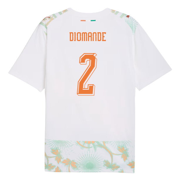 2026-2027 Ivory Coast Away Shirt (Diomande 2)-SoccerKits Hub | Buy Soccer Jerseys Online
